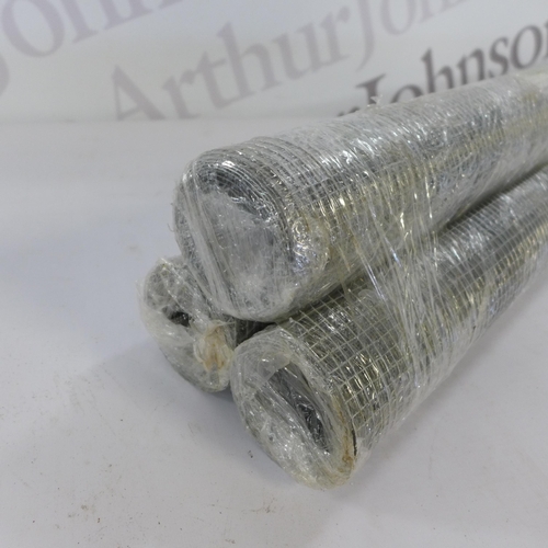 2237 - 3 rolls of prime weld mesh