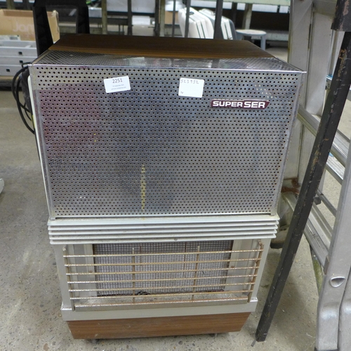 2251 - A vintage SuperSer gas heater