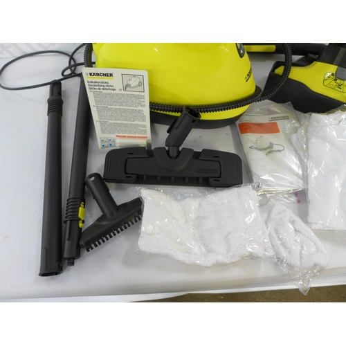 2270 - A Karcher FC5 cordless hard floor cleaner and a Karcher SC2 Easyfix steam cleaner