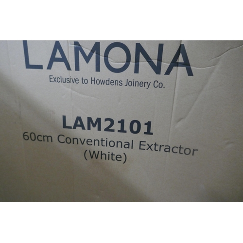 2277 - 2 Lamona LAM2101 60cm conventional extractors