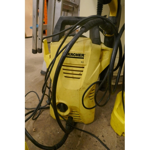 2281 - 4 assorted Karcher jet washers