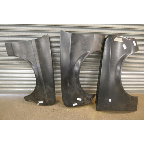 2301 - 3 unused car body work sections, 2 from Ford Cortina Mk2 and 1 from a Fiat