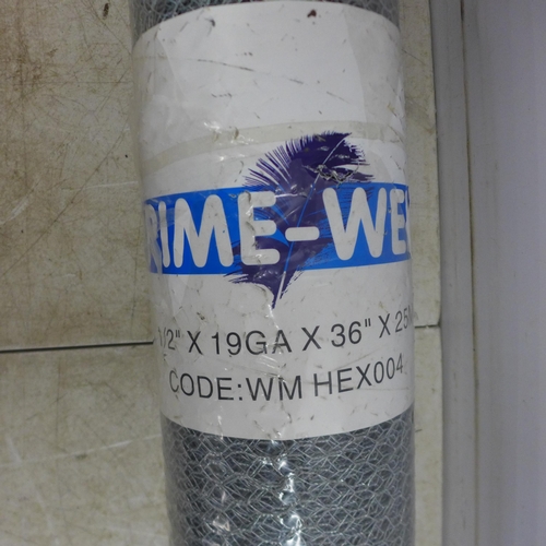 2332 - A large roll of prime-weld mesh