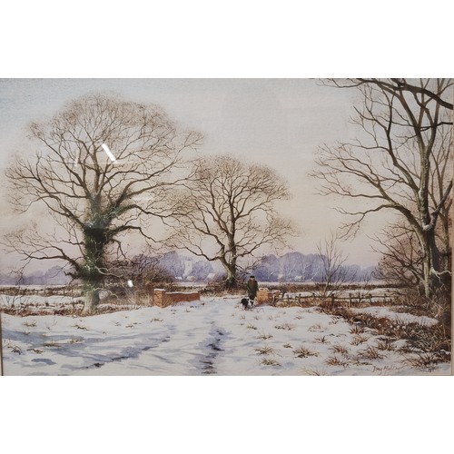 333 - Two Tony Manton landscapes, oil on canvas and watercolour, framed