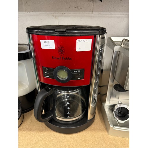 2059 - A Russell Hobbs 19170 filter coffee machine and a Breville hot cup hot water dispenser