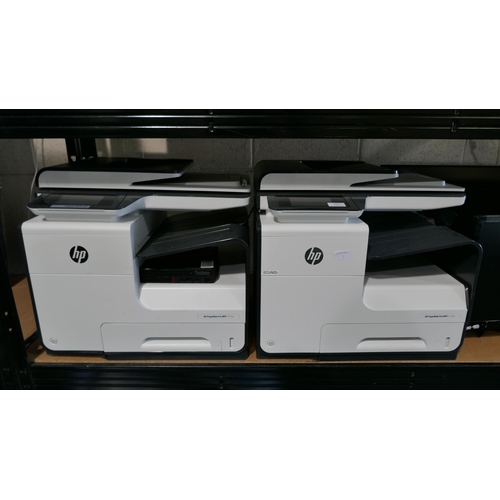 6007 - 2 HP Pagewide Pro MFP 477DW printers (458) *This lot is subject to Vat