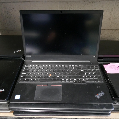 6011 - 9 Lenovo ThinkPad laptops (458) *This lot is subject to Vat