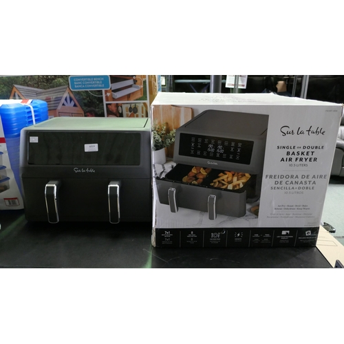 6019 - Sur La Table Double Air Fryer, (333-94) *This lot is subject to VAT