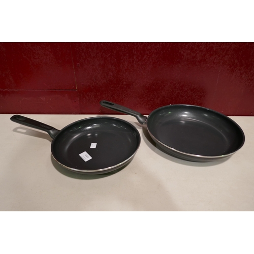 6023 - Greenpan Fry Pan Set, (333-112) *This lot is subject to VAT