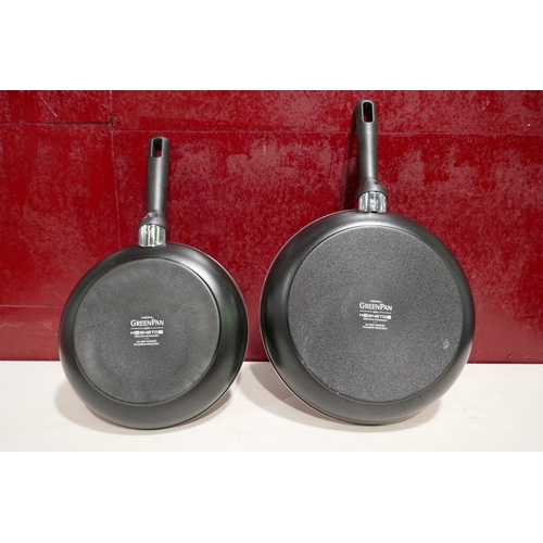 6023 - Greenpan Fry Pan Set, (333-112) *This lot is subject to VAT