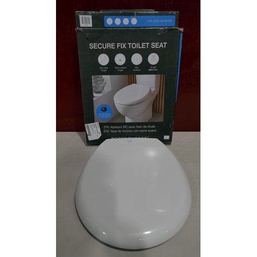 6027 - Roper Rhodes Secure Fix Toilet Seat, (333-105) *This lot is subject to VAT