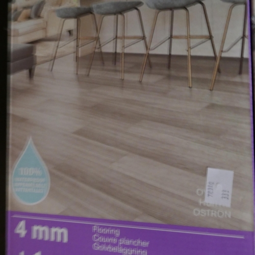 6036 - 2 Pack Of Oyster Vinyl Flooring, (333-99) *This lot is subject to VAT