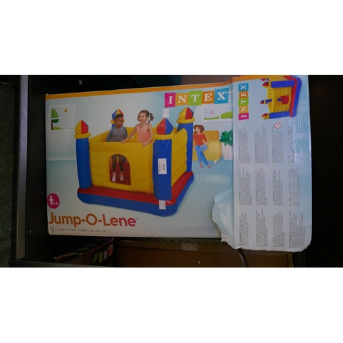 6037 - Intex Jump-O-Lene Castle Bouncer, (333-108) *This lot is subject to VAT