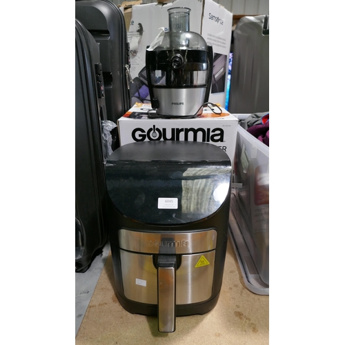 6045 - Gourmia Air Fryer, Philips Viva Juicer (Model No: Hr1836/01)  (322-548,471) *This lot is subject to ... 