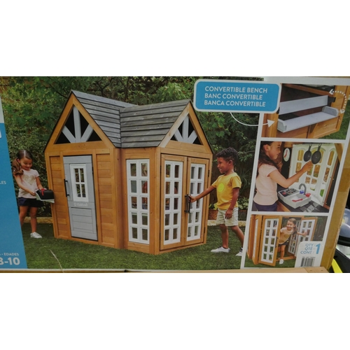 6059 - Kidkraft Atrium Outdoor Playhouse, Original RRP £299.99 + VAT, (333-166) *This lot is subject to VAT