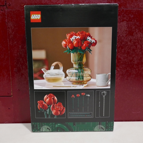 6068 - Lego Icons Botanical Roses, Model 10328, Lego Marvel x-Men Blackbird Jet, Model 2024 76281 - (Both I... 