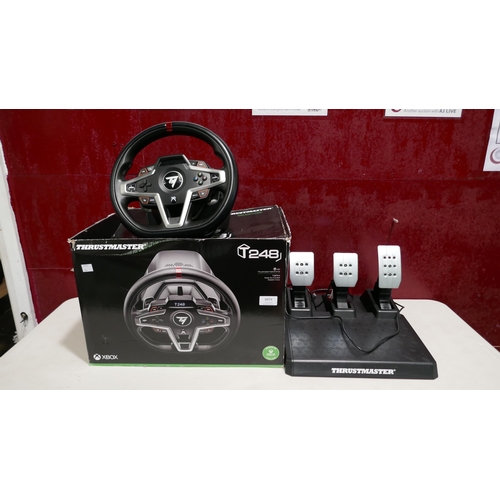 6073 - Xbox T-248 Thrustmaster Racing Wheel And Pedals, RRP £199.99 + VAT, (333-14) *This lot is subject to... 