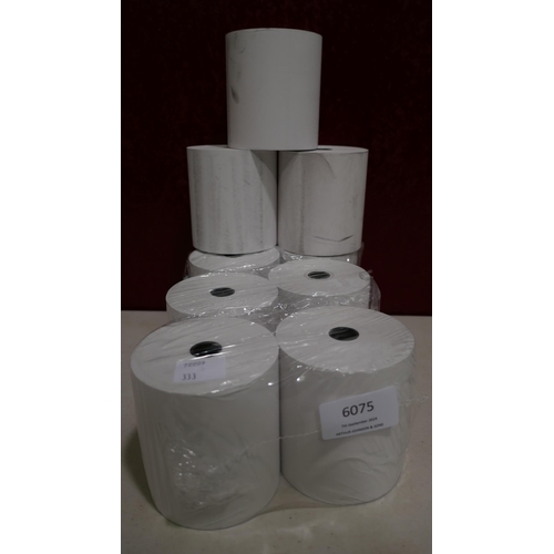 6075 - 9x Thermal Till Rolls, (333-72) *This lot is subject to VAT