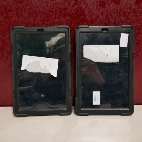 6084 - 2 Samsung Galaxy Tab A Tablets in cases  (458) *This lot is subject to Vat