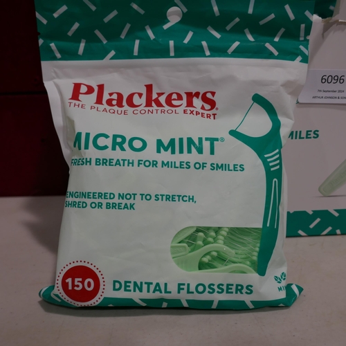 6096 - Plackers Micro Mint Flossers, (333-205) *This lot is subject to VAT