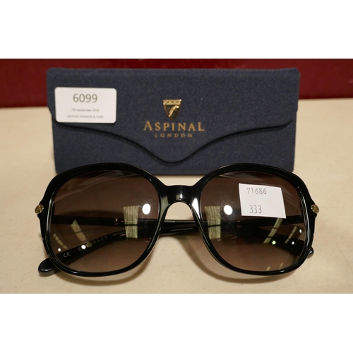 6099 - Aspinal Nova C1 Black Plastic Glasses, (333-19) *This lot is subject to VAT