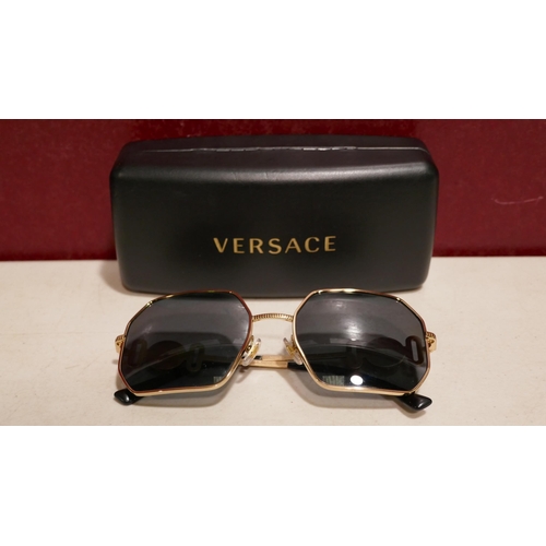 6103 - Versace Gold Metal Sunglasses - Damaged, Original RRP £143.33 + VAT, (333-149) *This lot is subject ... 