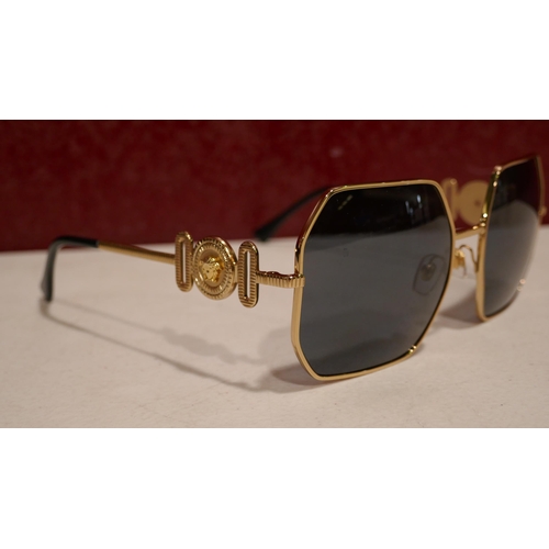 6103 - Versace Gold Metal Sunglasses - Damaged, Original RRP £143.33 + VAT, (333-149) *This lot is subject ... 