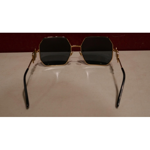 6103 - Versace Gold Metal Sunglasses - Damaged, Original RRP £143.33 + VAT, (333-149) *This lot is subject ... 