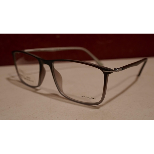 6111 - Jaguar Grey Plastic Glasses (332-501) *This lot is subject to vat