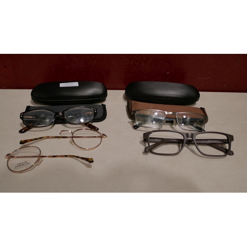 6113 - Willow Mae Ella Tort Metal Glasses And FGX Reading Glasses (332-492,496) *This lot is subject to vat