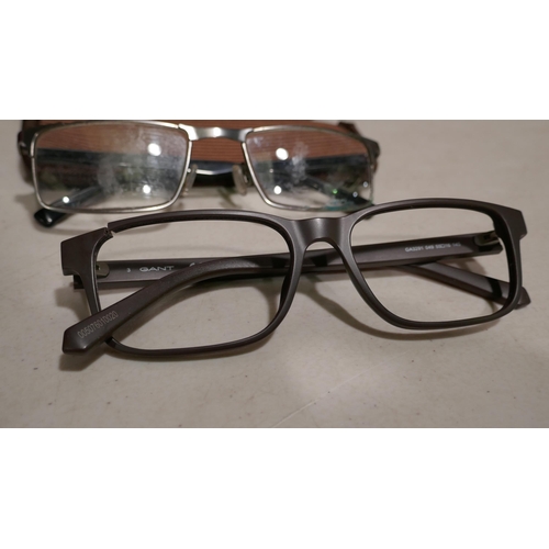 6113 - Willow Mae Ella Tort Metal Glasses And FGX Reading Glasses (332-492,496) *This lot is subject to vat