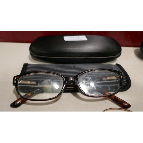 6113 - Willow Mae Ella Tort Metal Glasses And FGX Reading Glasses (332-492,496) *This lot is subject to vat