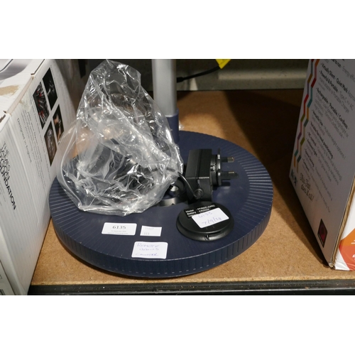 6135 - NSA Folding Stand Fan With Remote, (333-225) *This lot is subject to VAT