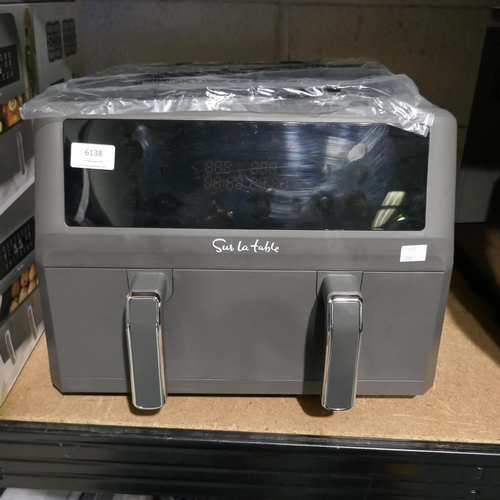 6138 - Sur La Table Double Air Fryer , (333-207) *This lot is subject to VAT