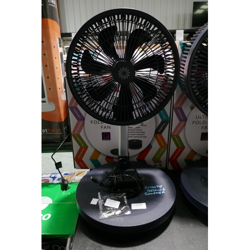 6228 - The Ultimate Foldaway Fan With Remote (333-260) *This lot is subject to Vat