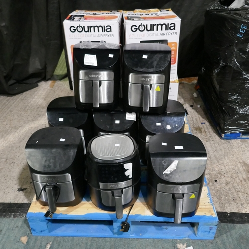 6241 - 8 x Gourmia Air Fryers 7Qt , (333-129-136) *This lot is subject to VAT