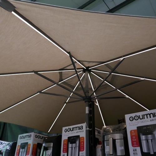 6263 - Sunvilla 10Ft Umbrella, With Led Light, Original Rrp £119.99 + VAT, (333-251) *This lot is subject t... 