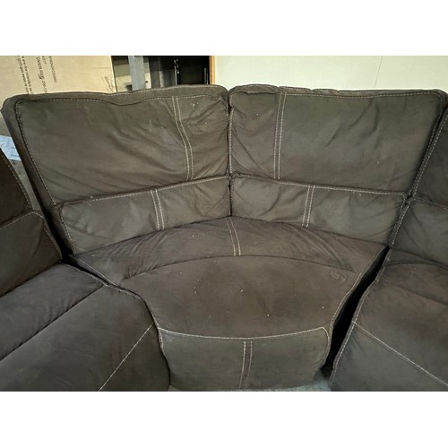 1487 - Justin Grey Sectional Reclining Sofa, Original RRP £1299.99 + VAT (330-276) *This lot is subject to ... 