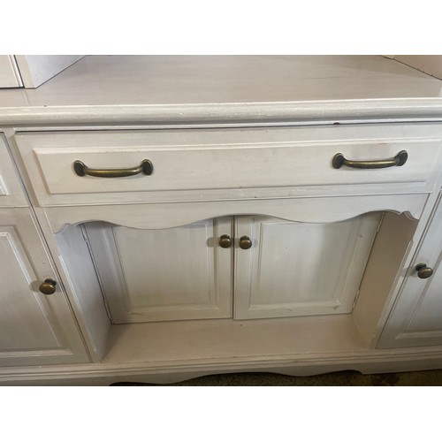 1476 - A painted pine dresser