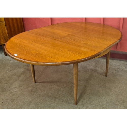 2 - A G-Plan Fresco teak circular extending dining table