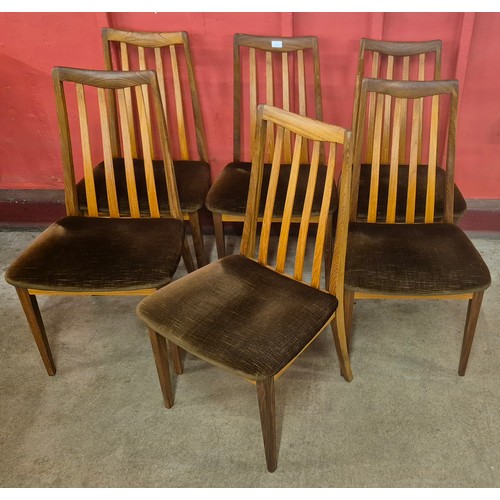 3 - A set of six G-Plan Fresco teak dining chairs