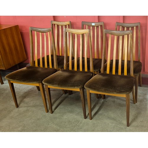 3 - A set of six G-Plan Fresco teak dining chairs