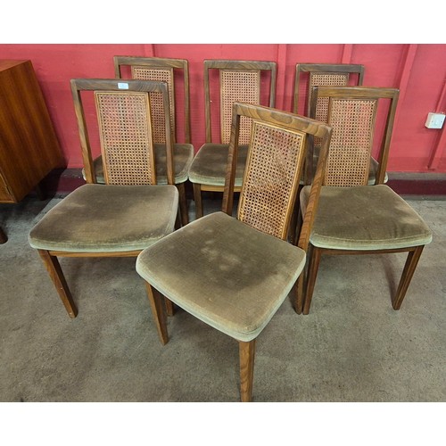 12 - A set of six G-Plan Fresco teak dining chairs