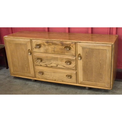 15 - An Ercol Blonde elm Windsor sideboard