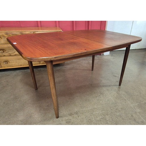 18 - A G-Plan Fresco teak rectangular extending dining table