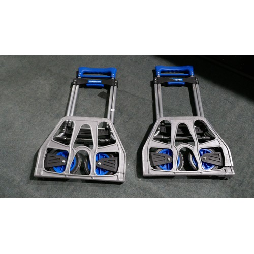 6389 - 2 x Toolmaster Hand Trucks ( Both Damaged), (333-232,233) *This lot is subject to VAT