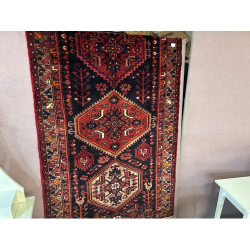 3035 - Hand woven full wool pile Persian runner 360cmx112cm