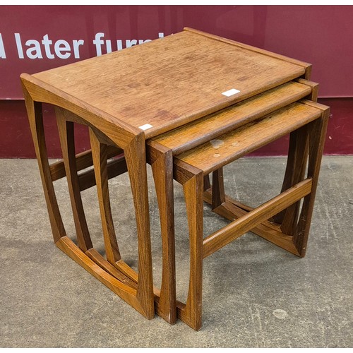 30 - A G-Plan Quadrille teak nest of tables