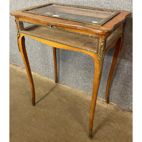 106 - A 19th Century French inlaid walnut and ormolu mounted bijouterie table