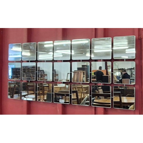 63 - A contemporary rectangular mirror